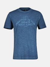 Lerros, Casual Blue T-Shirt With Print