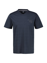 Lerros, V-Neck Navy T-shirt in knit quality