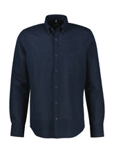 Lerros, Mixed Cotton-Linen Blend Navy Shirt