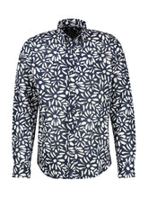 Lerros, Long-sleeved shirt with floral print made of blended fabric