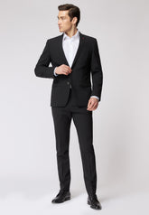 Roy Robson, Black Modern Fit Two-Piece Suit
