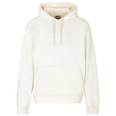 Emporio Armani, Visibility Cotton Hooded Off White Sweatshirt