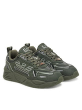 Emporio Armani, Ace Runner Special Olive Sneakers