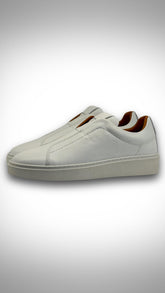 Pedro, White Stitch Sneakers