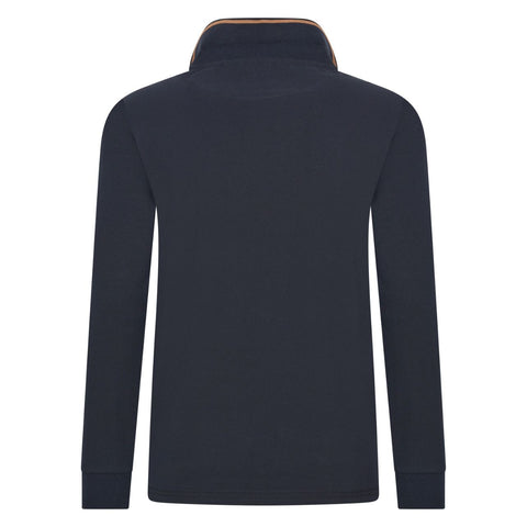 Hv Society, HVSIAN Navy LongSleeves Poloshirt