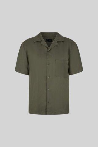 Strellson, Cisco Short-sleeved Shirt in Olive