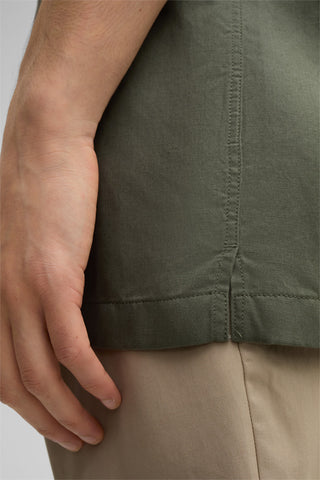 Strellson, Cisco Short-sleeved Shirt in Olive