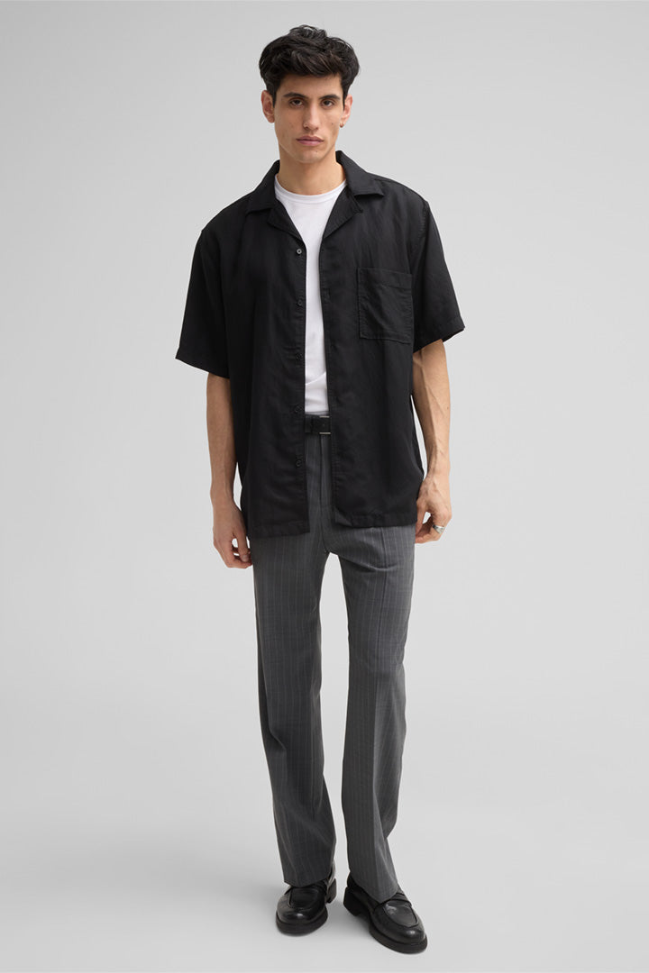 Strellson, Cisco Short-sleeved Shirt in Black