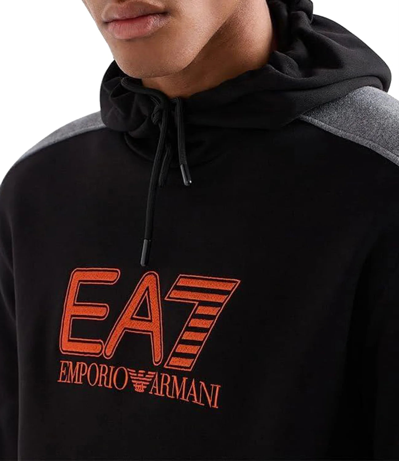 Emporio Armani, Visibility  Cotton-Blend Hooded Sweatshirt