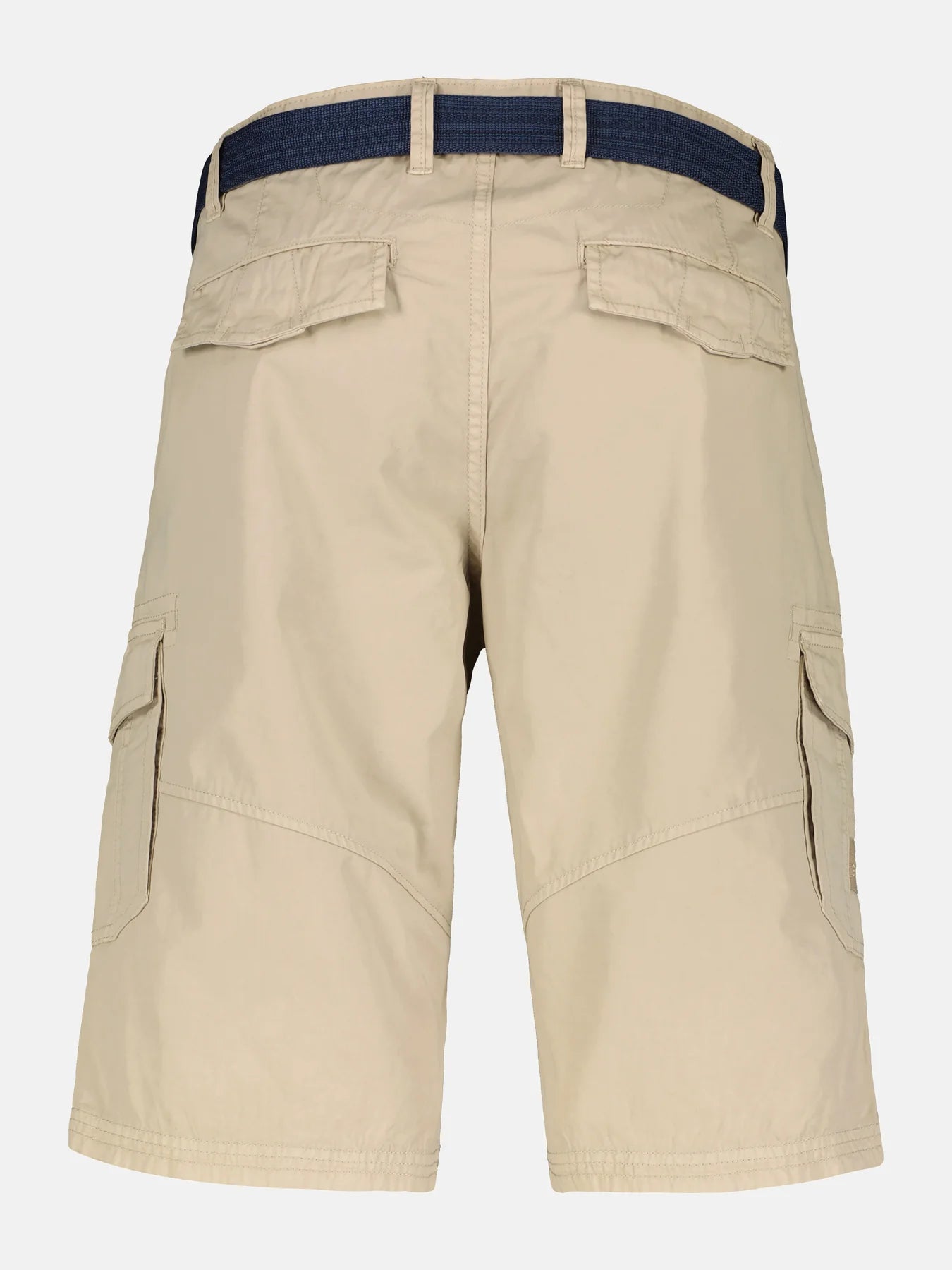 Lerros,Beige Cargo Bermuda With Belt