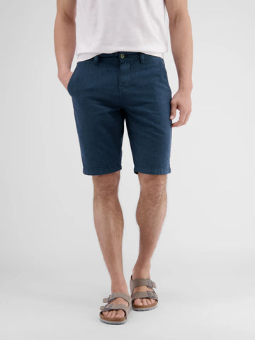 Lerros, Navy  Bermuda Linen Blend Short