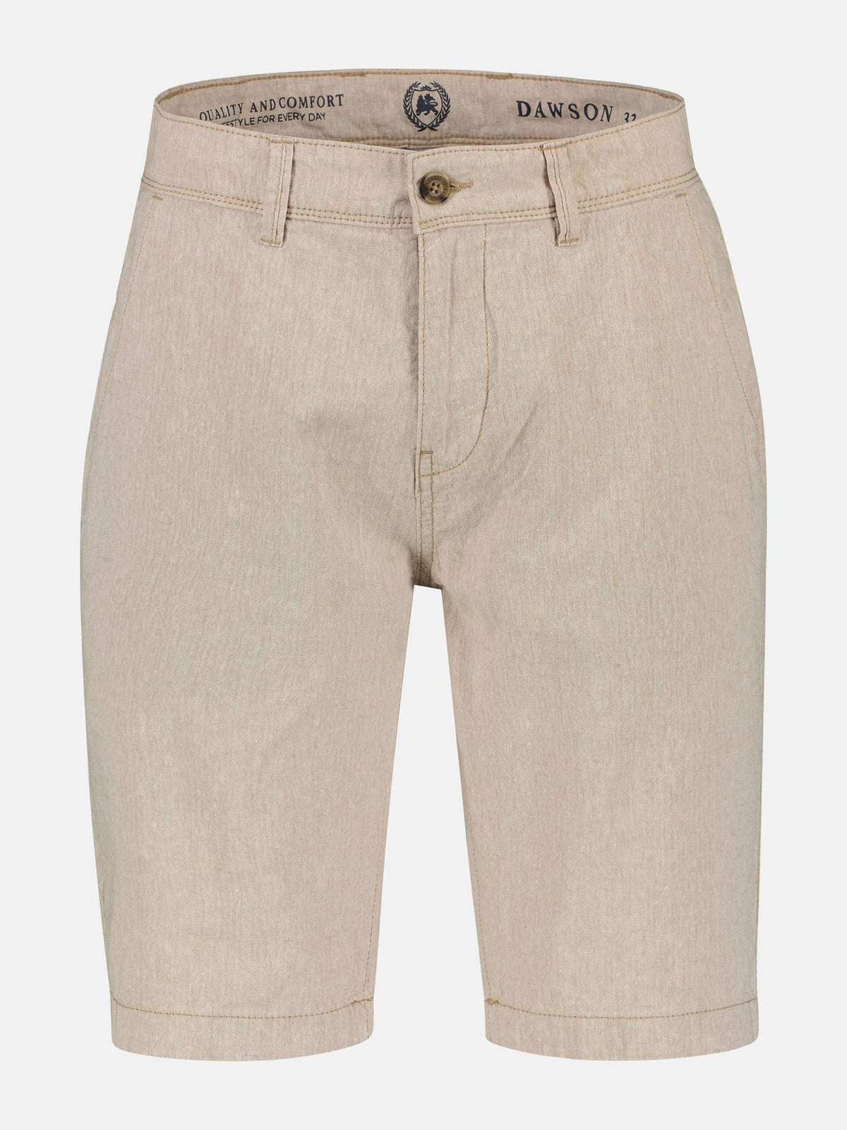 Lerros,  Dune Beige Bermuda Linen Blend Short