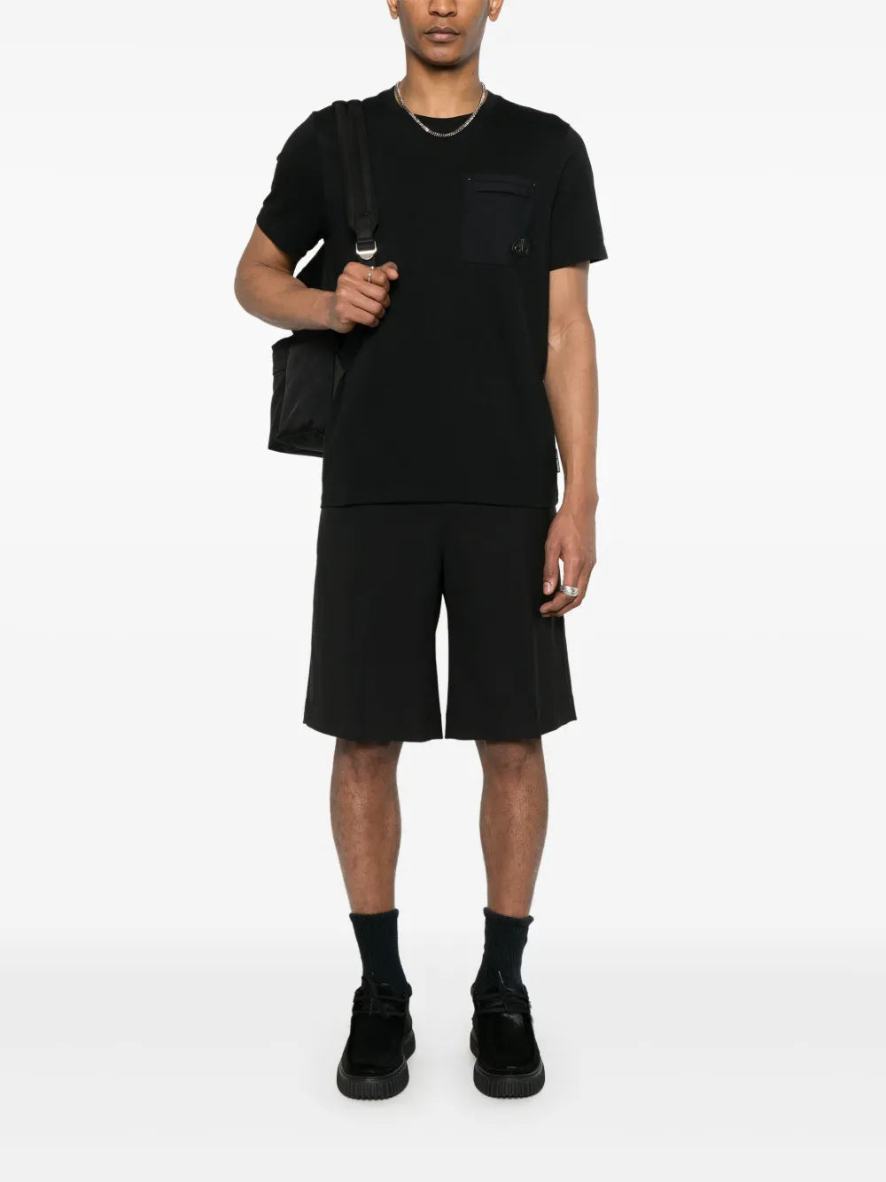 Moose Knuckles, Utility Pocket Black Tee