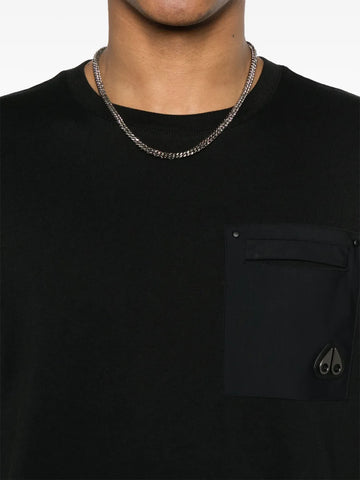 Moose Knuckles, Utility Pocket Black Tee