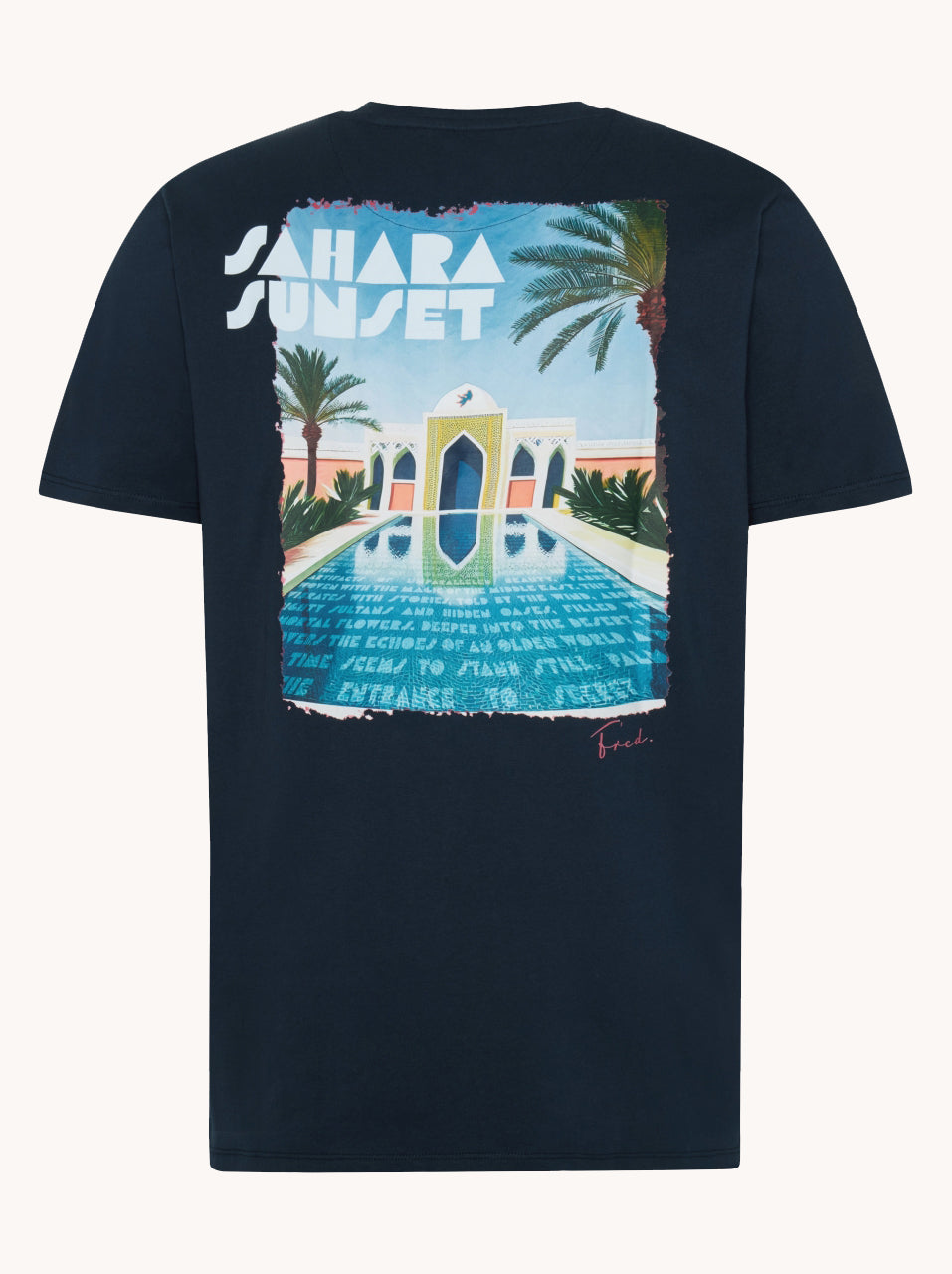 A Fish Named Fred, Navy Pool T-Shirt