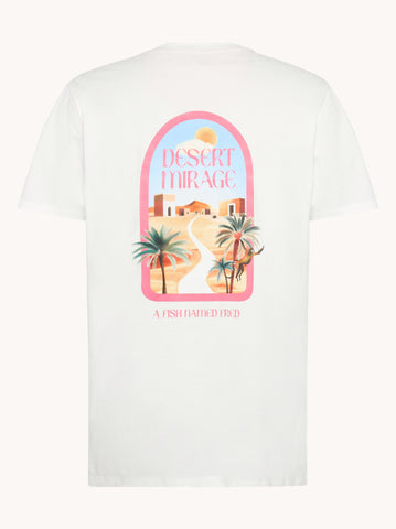 A Fish Named Fred ,White T-shirt Desert Mirage