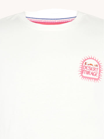A Fish Named Fred ,White T-shirt Desert Mirage