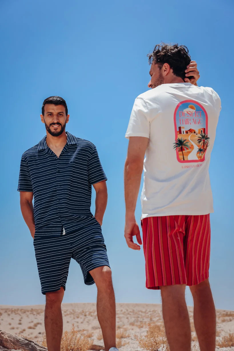 A Fish Named Fred ,White T-shirt Desert Mirage