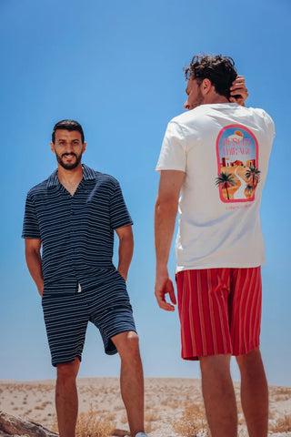 A Fish Named Fred ,White T-shirt Desert Mirage