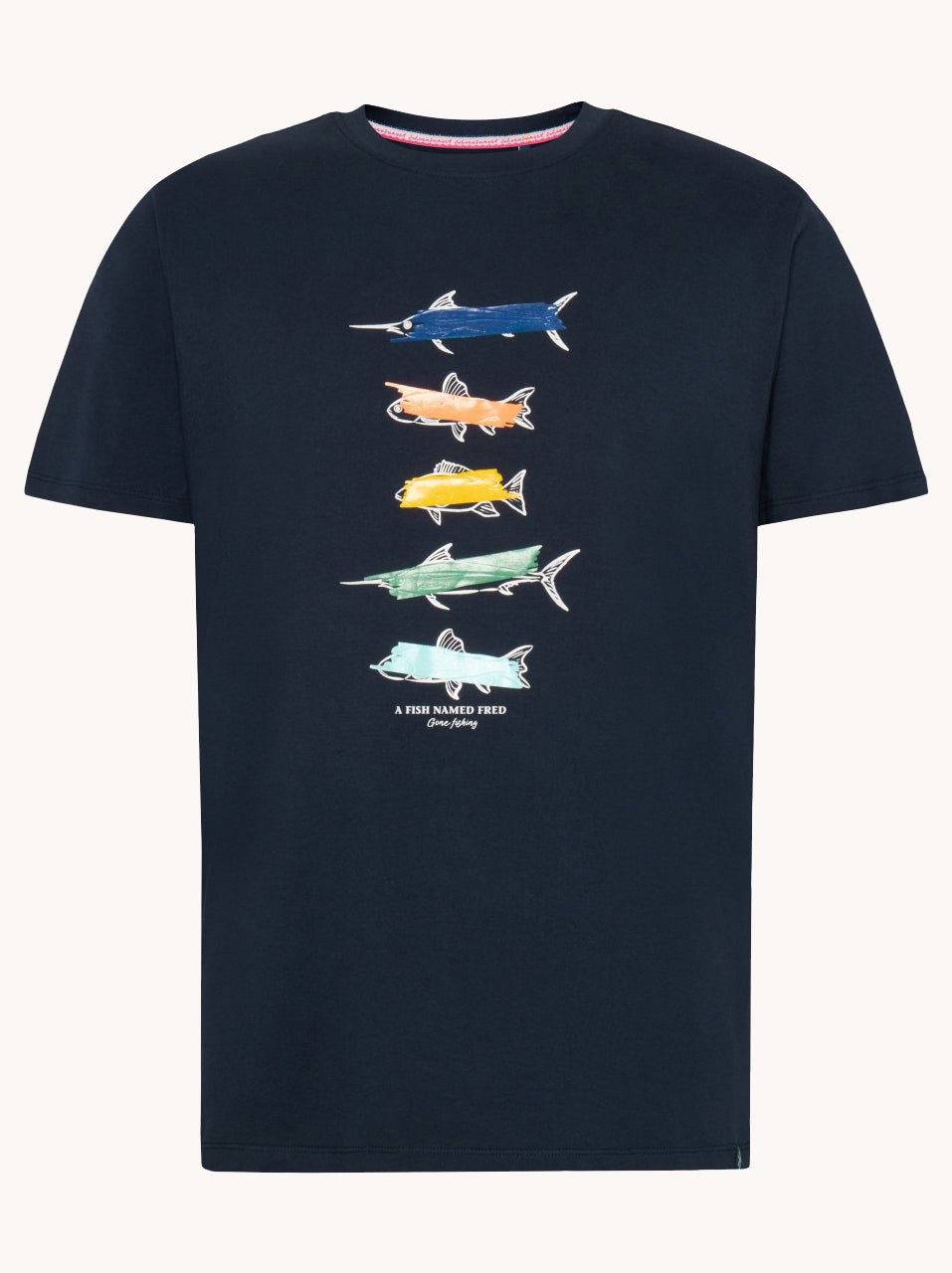A Fish Named  Fred, Navy Fish T-Shirt