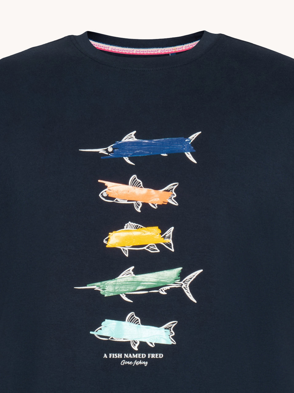 A Fish Named  Fred, Navy Fish T-Shirt