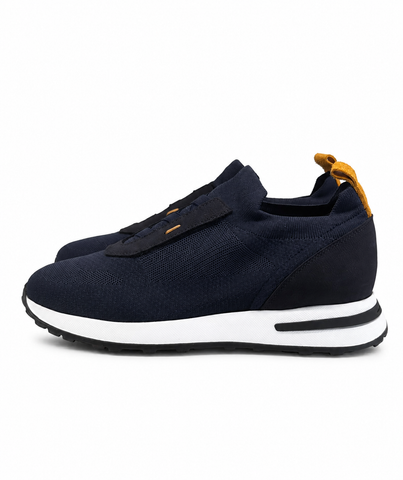 Pedro, Slip-On Knit Sneakers –Navy