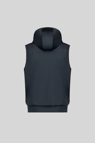 People Of Shibuya,Yokote Navy Quilted Hooded Puffer Vest