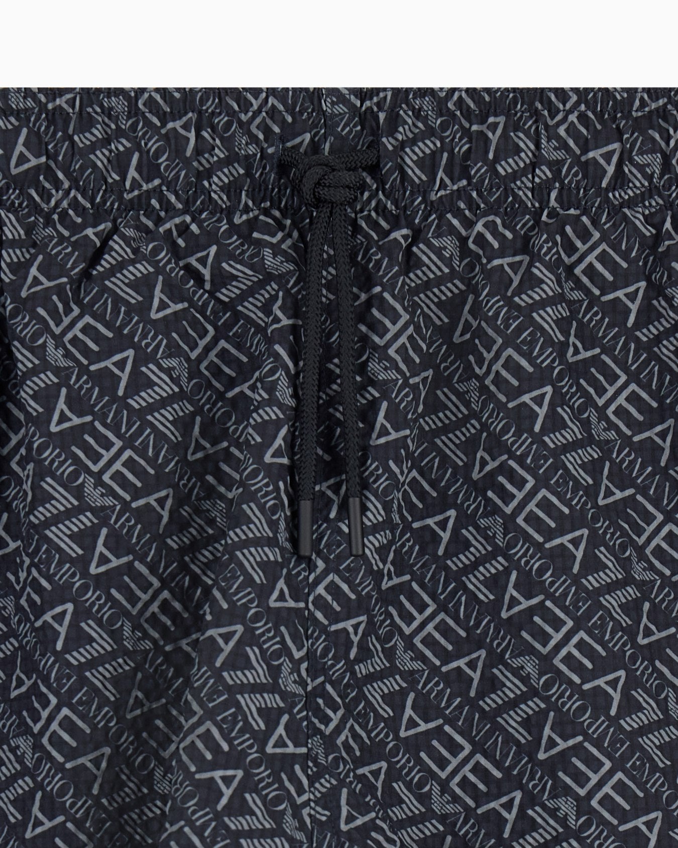 Emporio Armani, Graphic Series Swim Trunks with monogram print