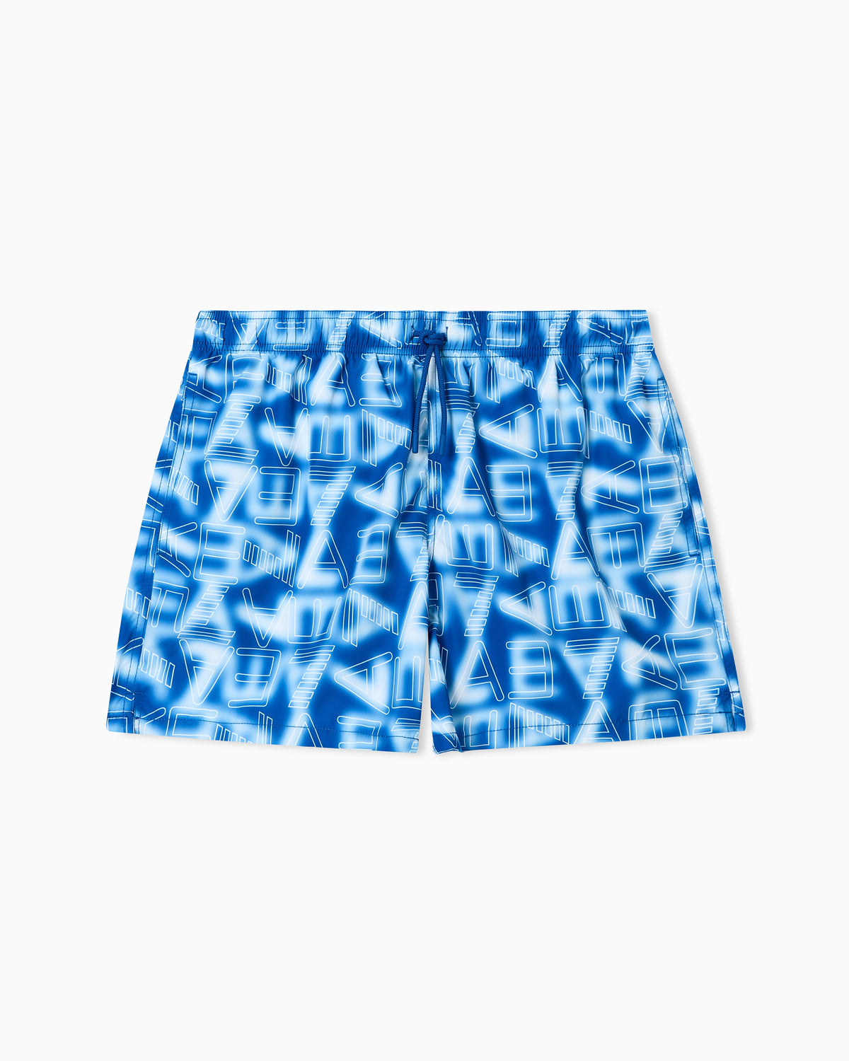 Emporio Armani, Graphic Series Swim Trunks With Logo Print