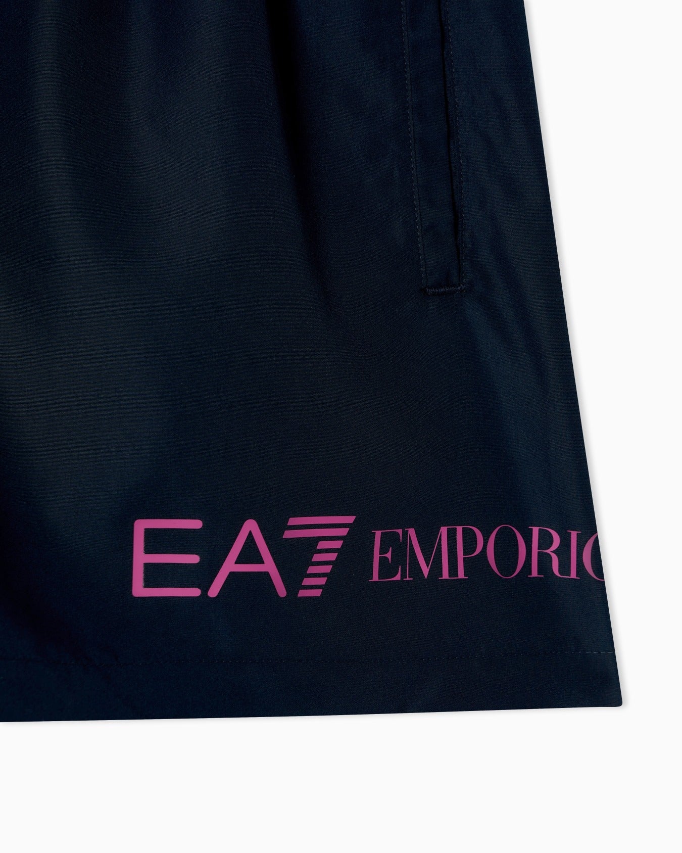 Emporio Armani, Navy Swim Trunks With Logo