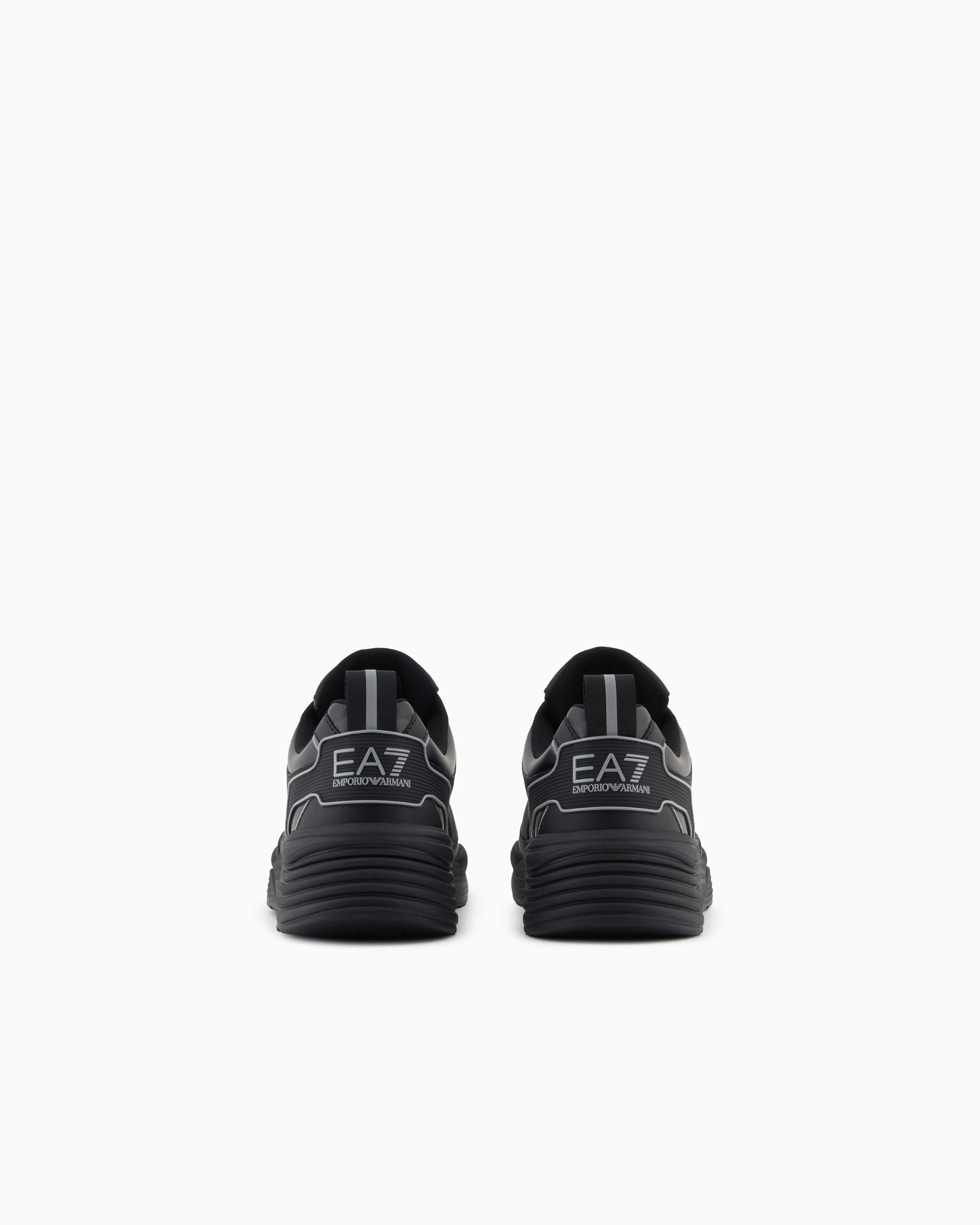 Emporio Armani, Ace Runner Special Black Sneakers