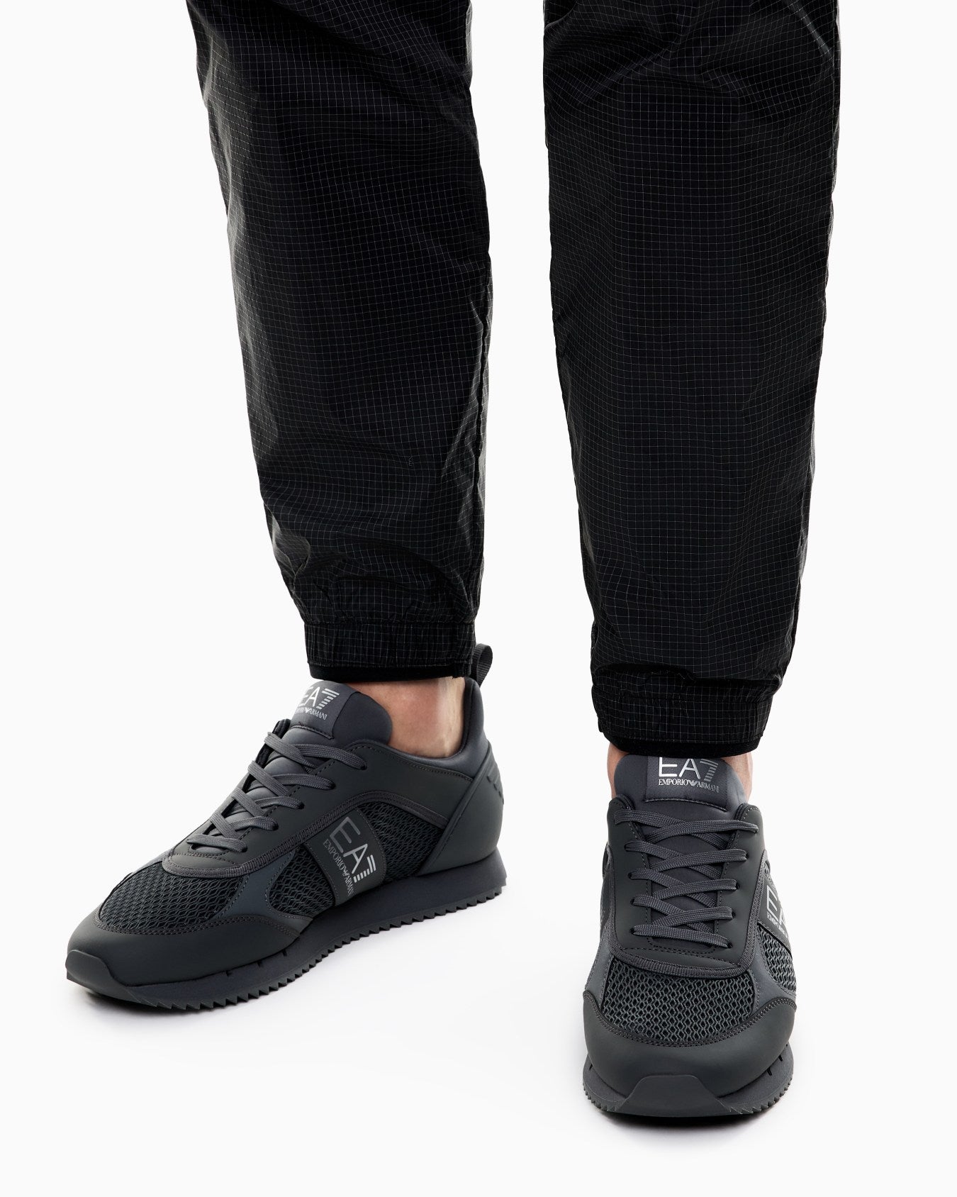 Emporio Armani, Grey Laces Sneakers
