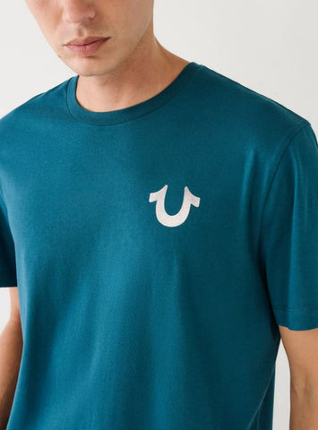 True Religion, Buddha Logo Green Tee