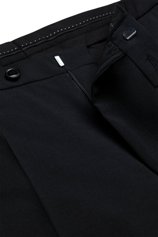 Digel, Black Formal Trousers — Tailored Elegance Meets Versatile Pairing