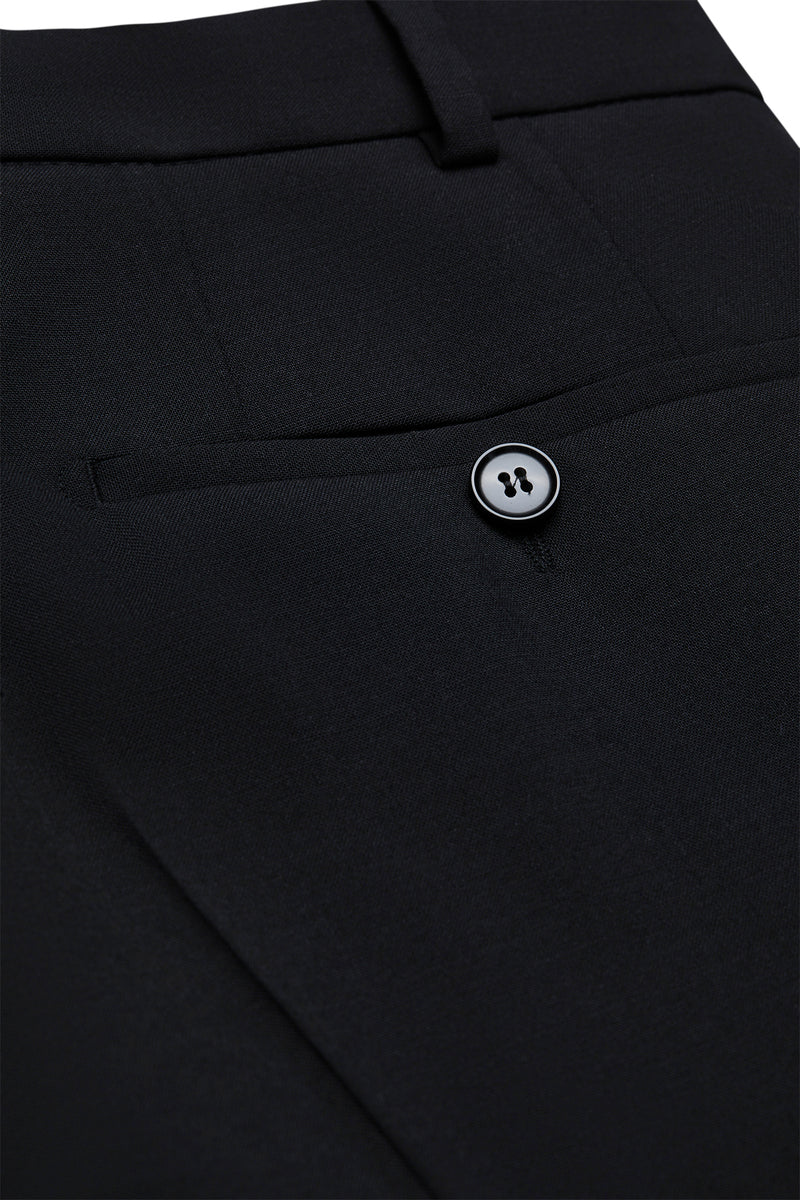 Digel, Black Formal Trousers — Tailored Elegance Meets Versatile Pairing