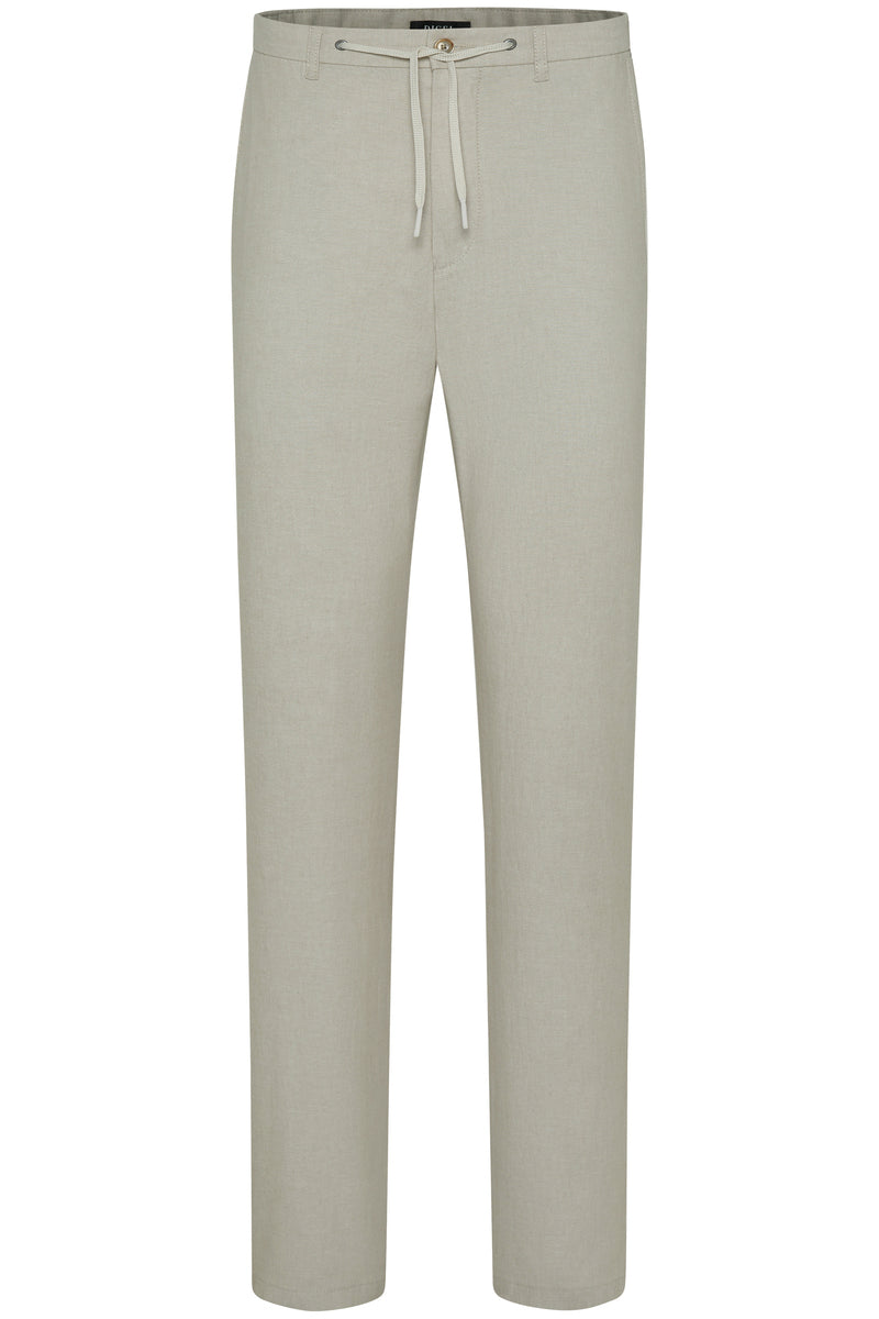 Digel, Modern-fit Cotton-Linen Blend Pants