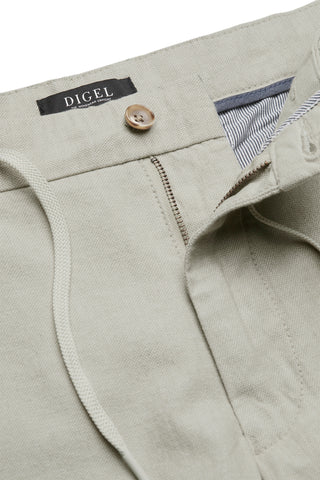 Digel, Modern-fit Cotton-Linen Blend Pants