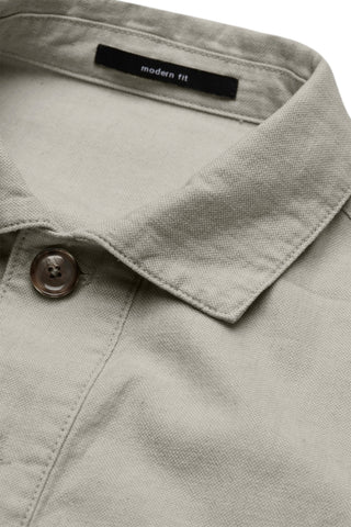 Digel, Modern-fit Cotton-Linen Blend Overshirt