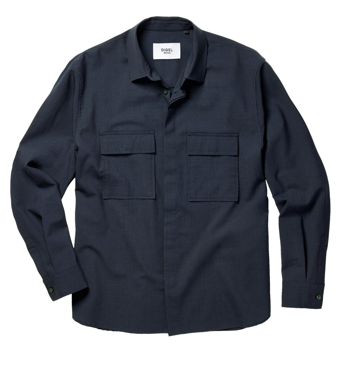 Digel, Navy Overshirt — Effortless Modern Sophistication