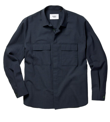 Digel, Navy Overshirt — Effortless Modern Sophistication