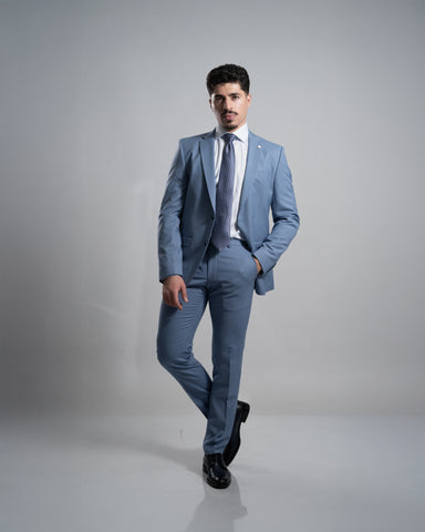 Digel Move, Blue Slim Fit Suit