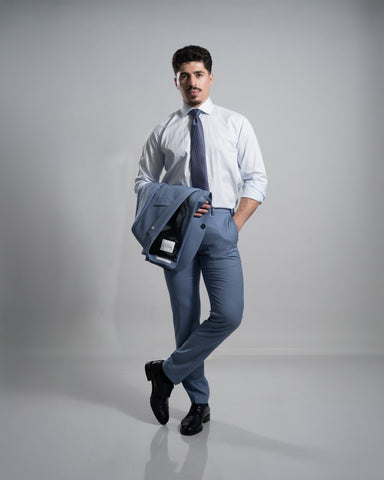 Digel Move, Blue Slim Fit Suit