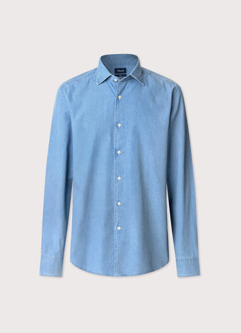Façonnable, Regular Fit Fil-A-Fil Shirt