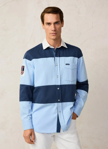 Façonnable, Regular Fit Striped Rugby Shirt