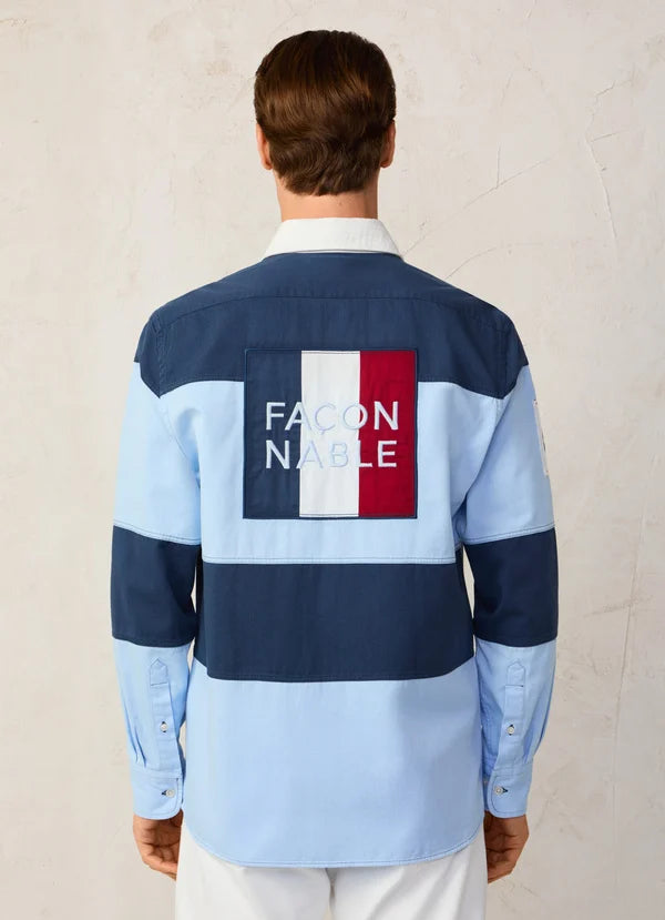 Façonnable, Regular Fit Striped Rugby Shirt