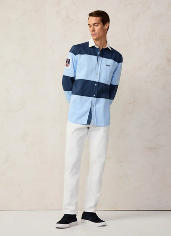 Façonnable, Regular Fit Striped Rugby Shirt