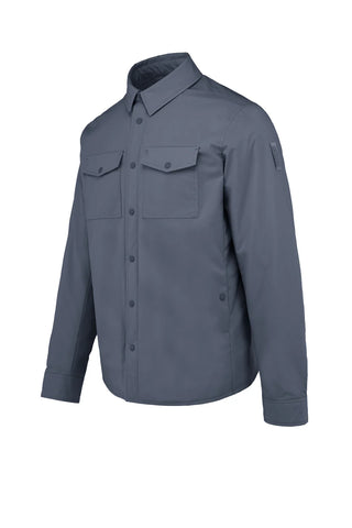 Bomboogie, Navy Overshirt in technical fabric