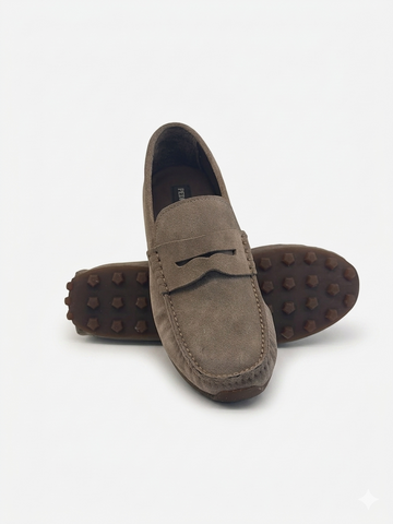 Pedro, Suede Espadrille Brown Loafers