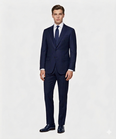 Get Your Prom Look: Tailored Navy Suit