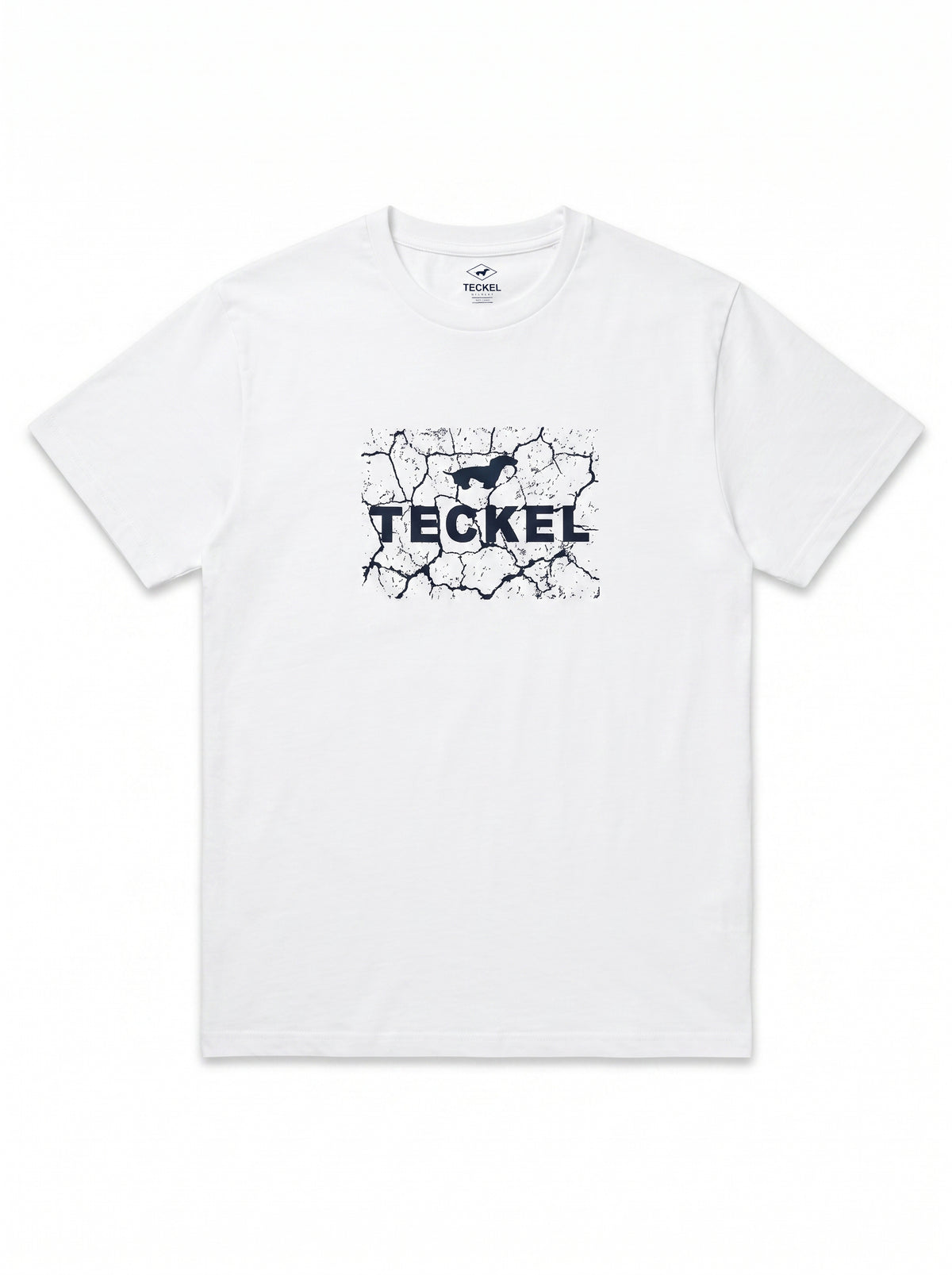 Gilbert Teckel, Graphic Print Cotton T-Shirt – White